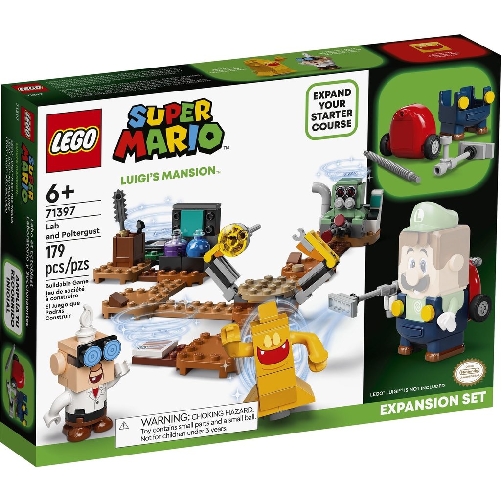 LEGO LUIGI'S MANSION LAB AND POLTERGUST EXPANSION SET