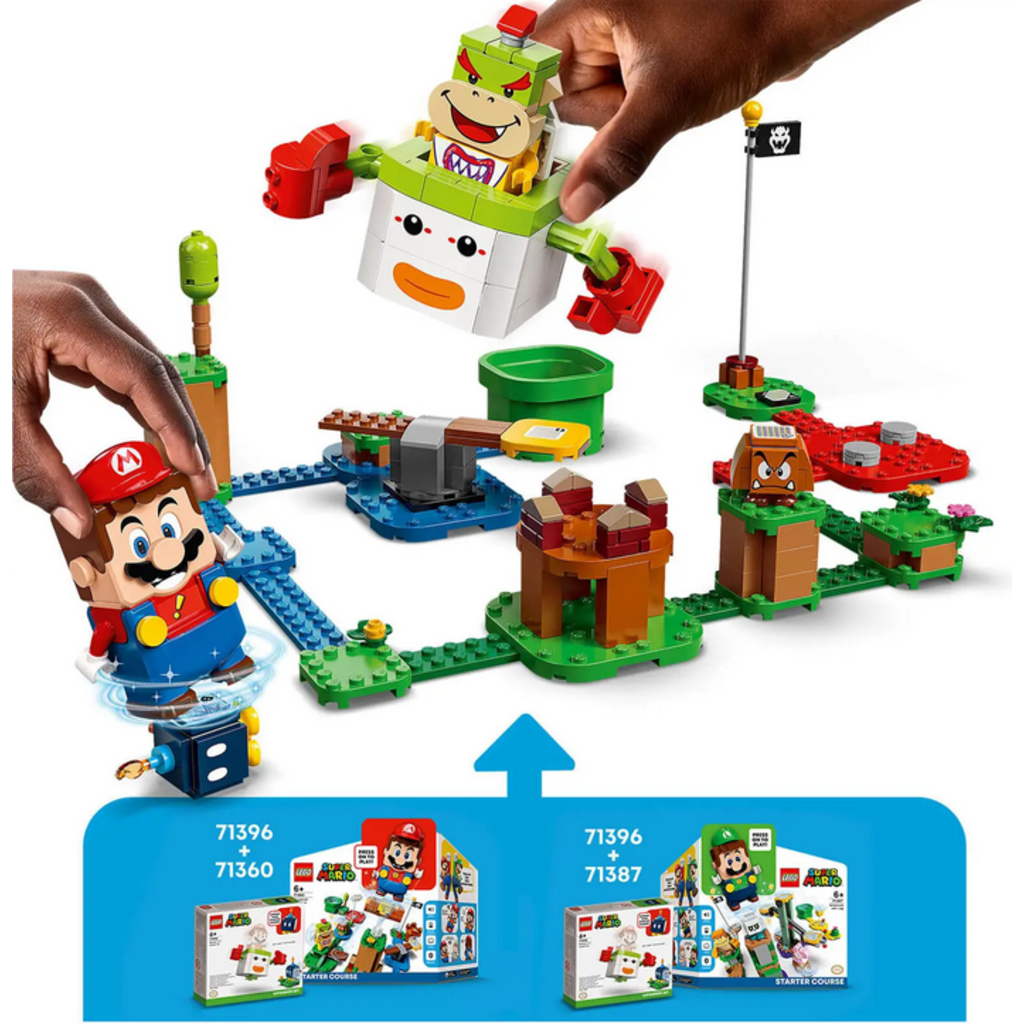 LEGO Super Mario Adventures with Mario Starter Course Set, Buildable Toy  Game, Birthday Gift for Super Mario Bros. Fans and Kids Ages 6 and Up with  Interactive Mario Figure and Bowser Jr.