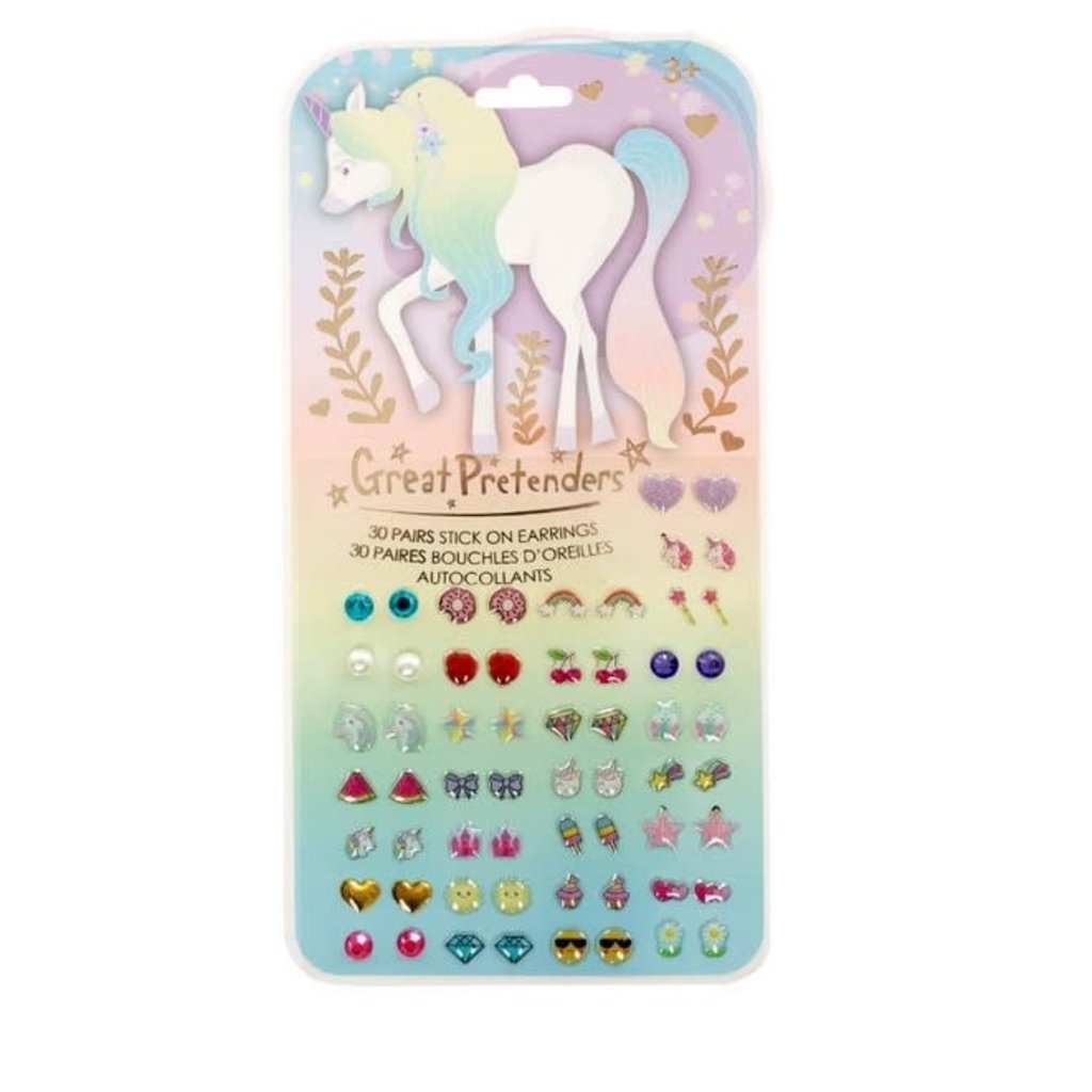 GREAT PRETENDERS UNICORN STICKER EARRINGS