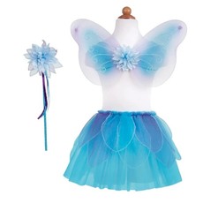 GREAT PRETENDERS FANCY FLUTTER TUTU WITH WINGS & WAND