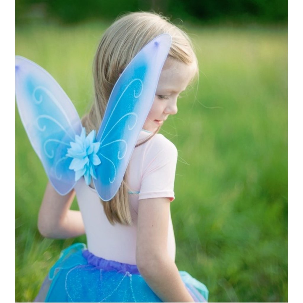 GREAT PRETENDERS FANCY FLUTTER TUTU WITH WINGS & WAND