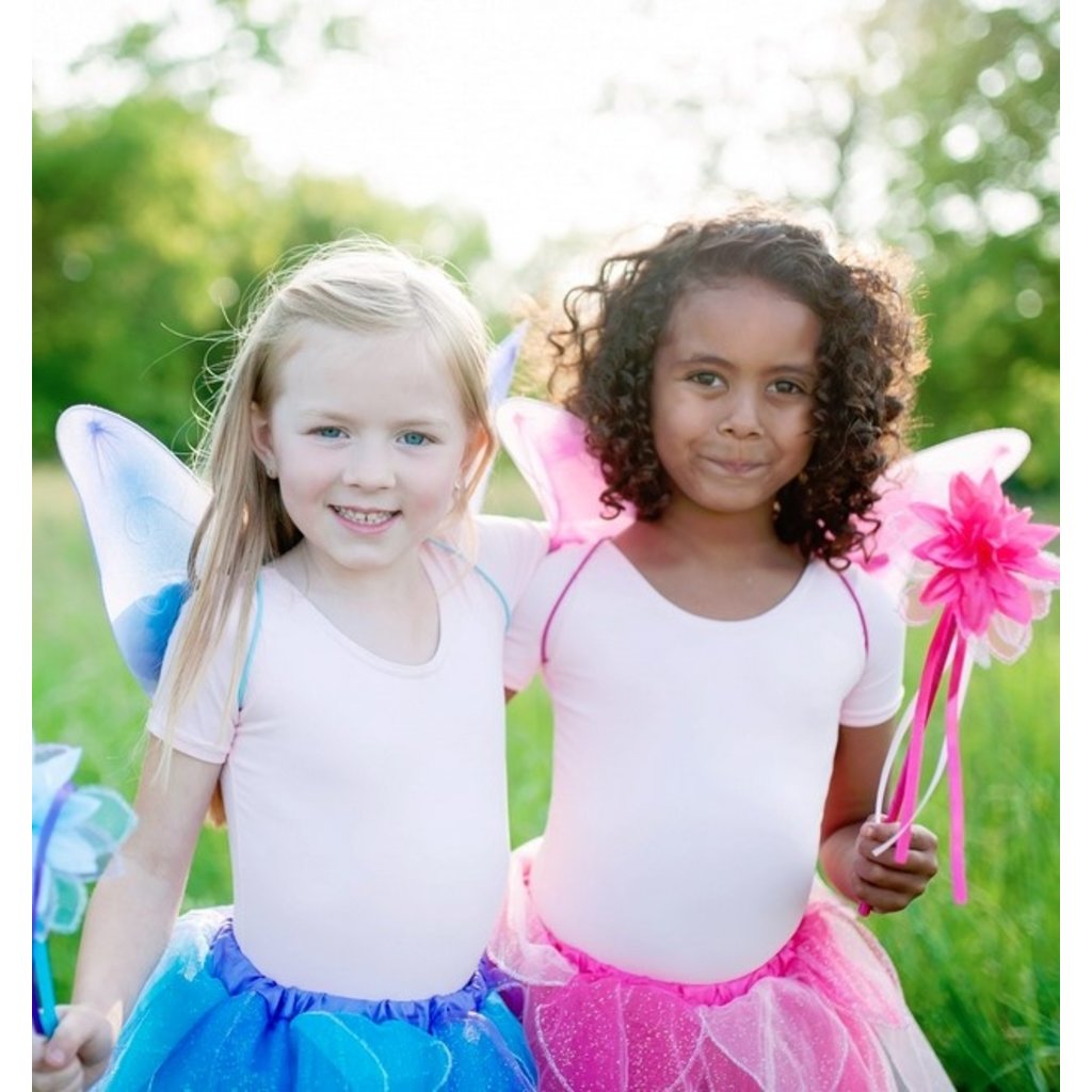 GREAT PRETENDERS FANCY FLUTTER TUTU WITH WINGS & WAND