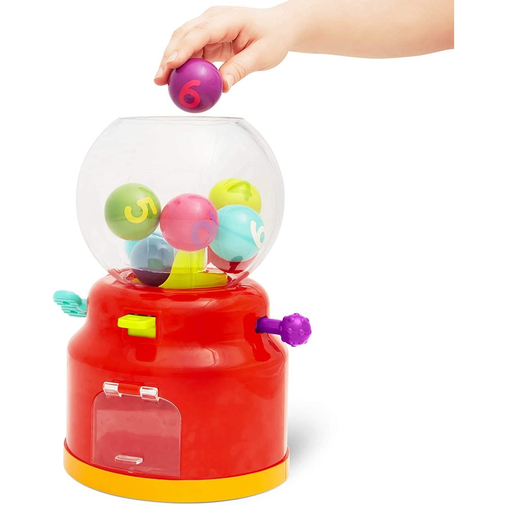 BATTAT / TGTG IMPORT NUMBERS & COLORS GUMBALL MACHINE*