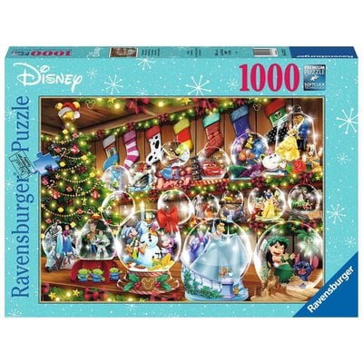 RAVENSBURGER USA DISNEY SNOW GLOBES 1000 PIECE PUZZLE