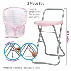 ADORA PINK HIGH CHAIR