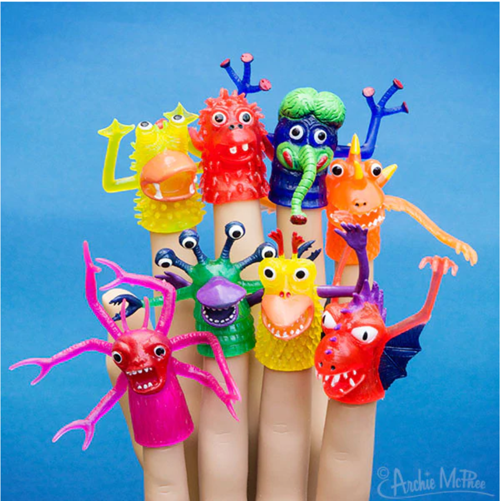 Monster Finger Puppets 8ct