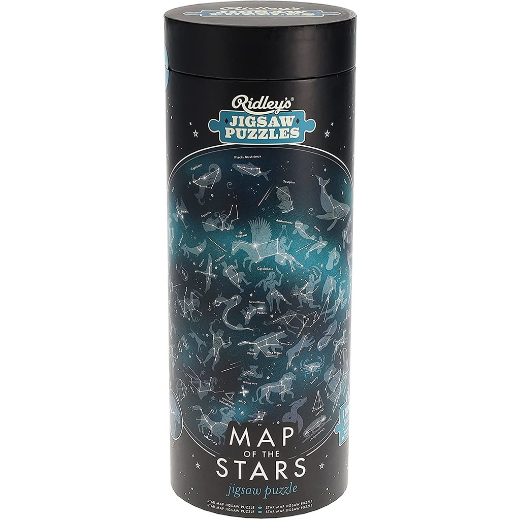 RIDLEY'S GAMES MAP OF STARS 1000 PC PUZZLE