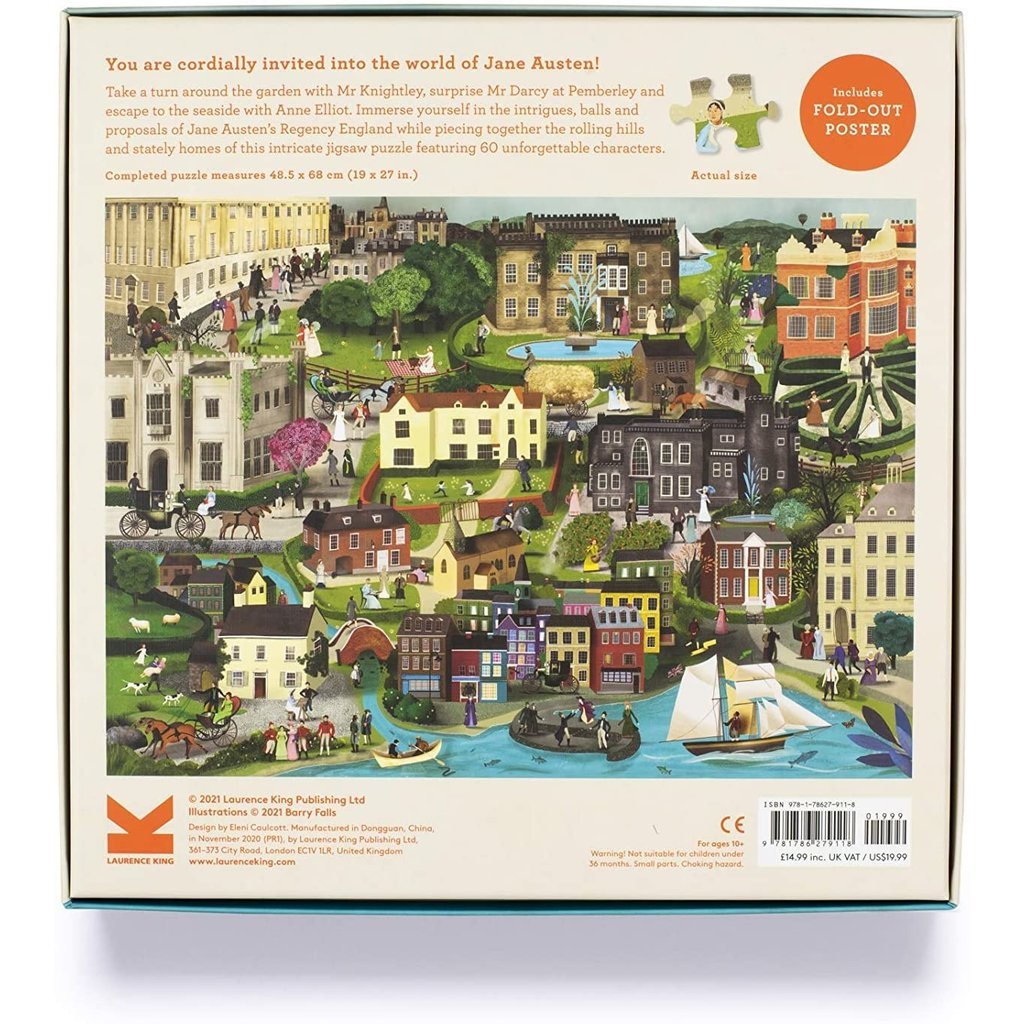 LAURENCE KING PUBLISHING WORLD OF JANE AUSTEN 1000PC PUZZLE