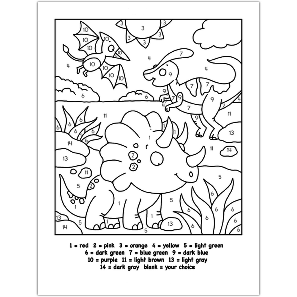 DOVER PUBLICATIONS COLOR BY NUMBER