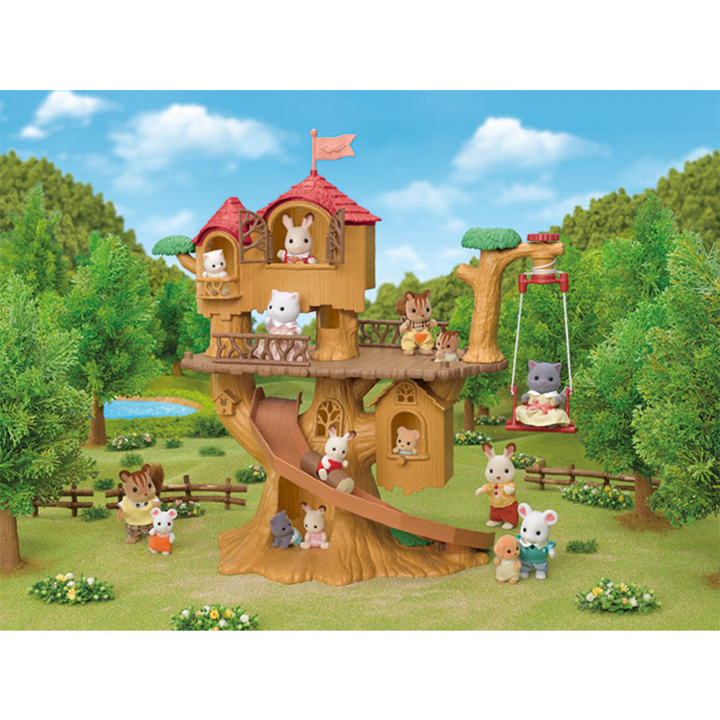 CALICO CRITTERS ADVENTURE TREE HOUSE GIFT SET CALICO CRITTERS