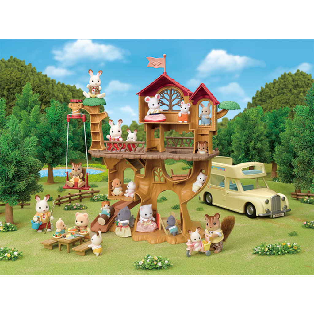 CALICO CRITTERS ADVENTURE TREE HOUSE GIFT SET CALICO CRITTERS