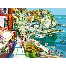 RAVENSBURGER USA ROMANCE IN CINQUE TERRE 1500 PIECE PUZZLE