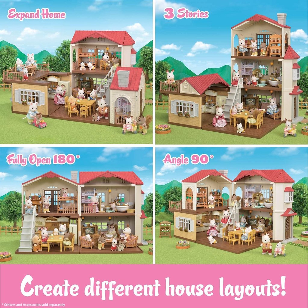 CALICO CRITTERS RED ROOF COUNTRY HOME CALICO CRITTERS