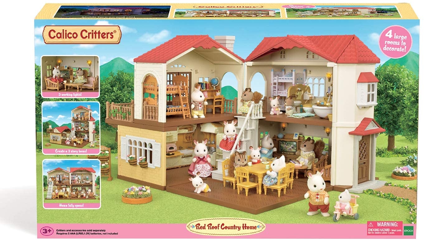 Red Roof Cozy Cottage Amazon Calico Critters House Calico Critters