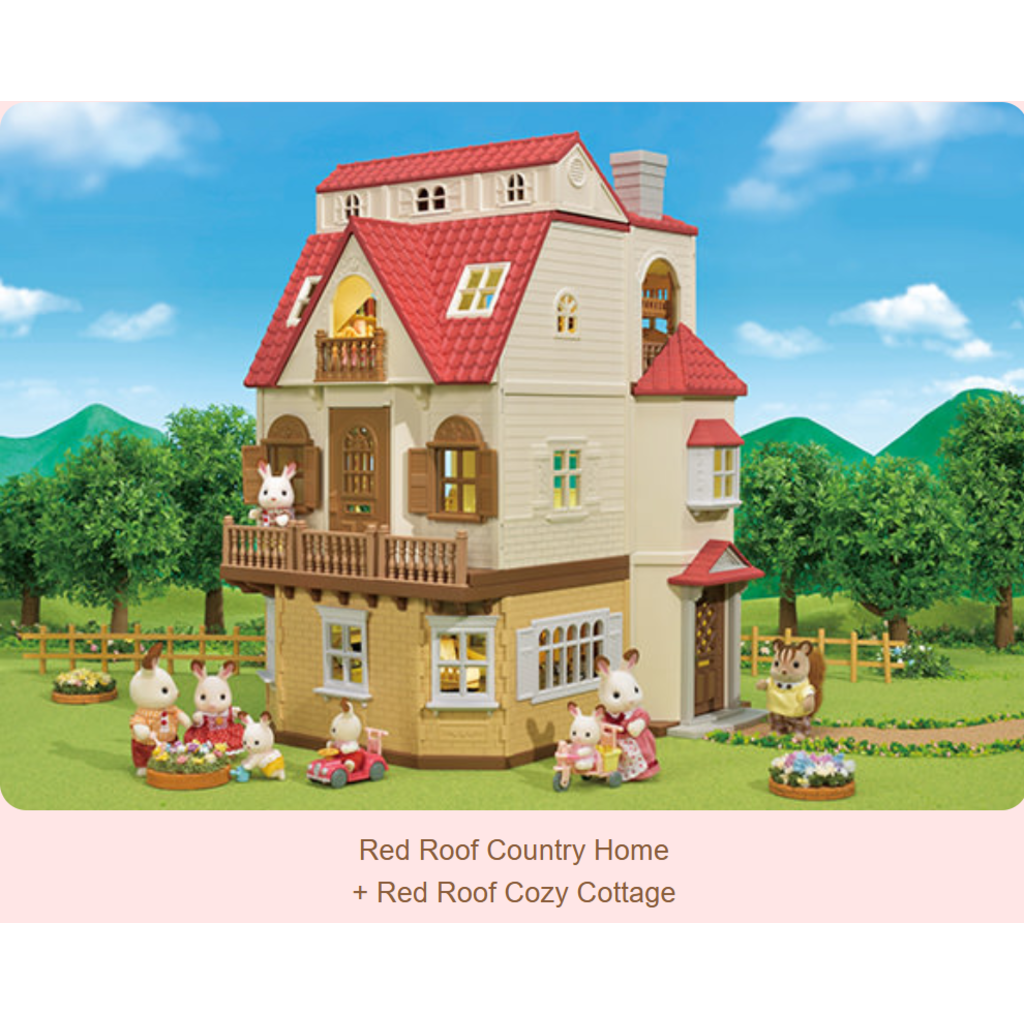 CALICO CRITTERS RED ROOF COUNTRY HOME CALICO CRITTERS