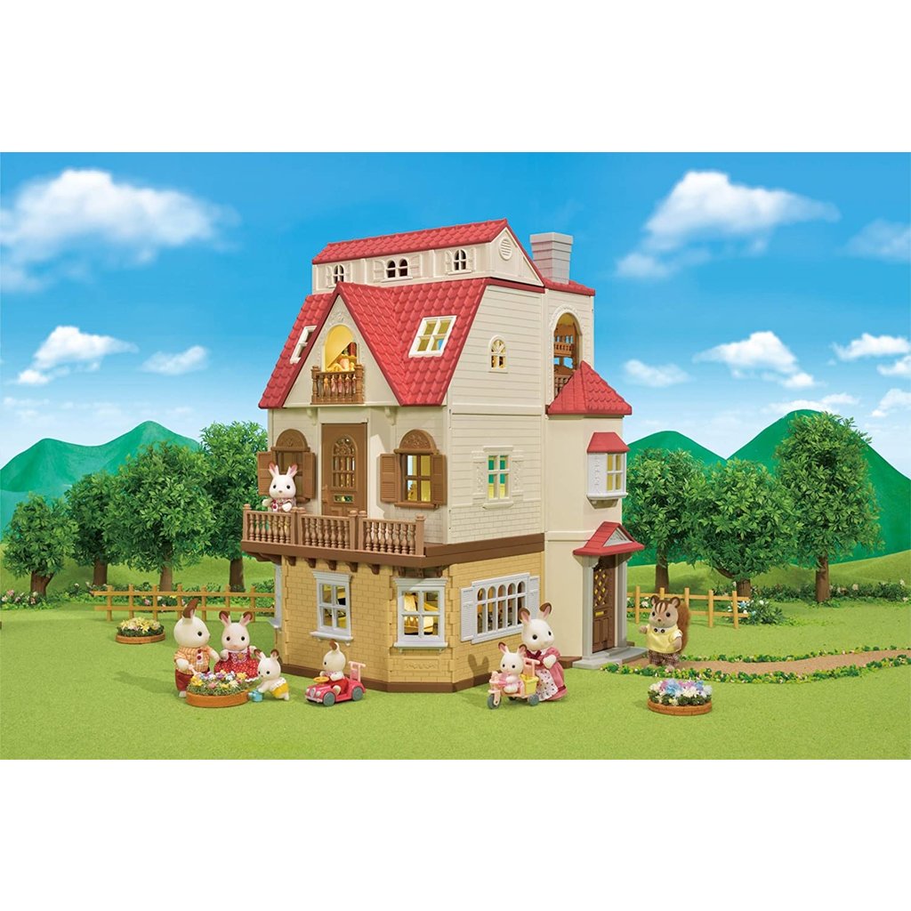 CALICO CRITTERS RED ROOF GRAND MANSION GIFT SET