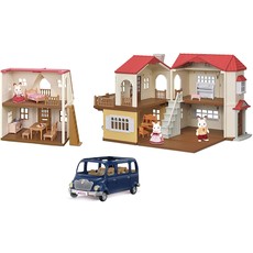 CALICO CRITTERS RED ROOF GRAND MANSION GIFT SET