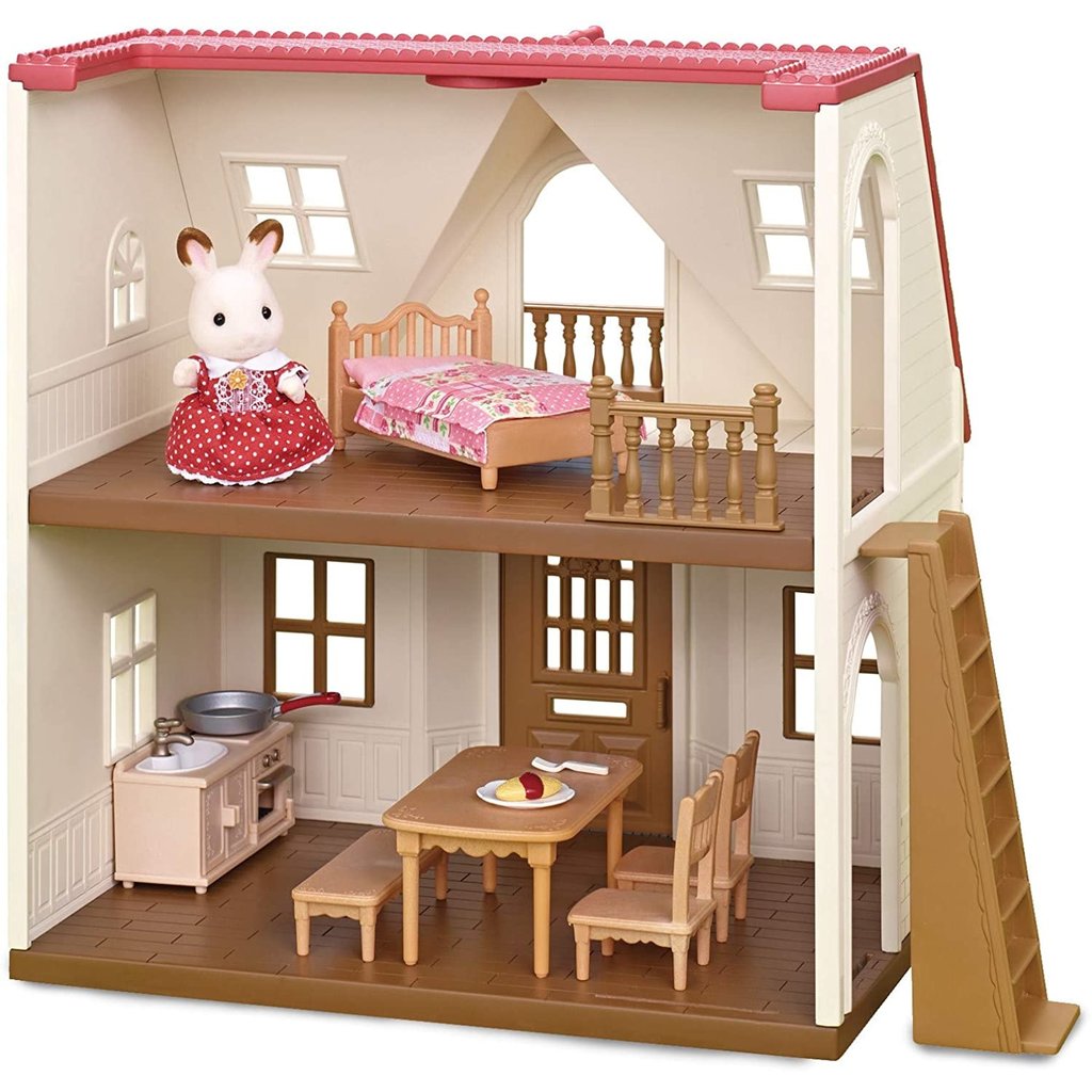 CALICO CRITTERS RED ROOF GRAND MANSION GIFT SET