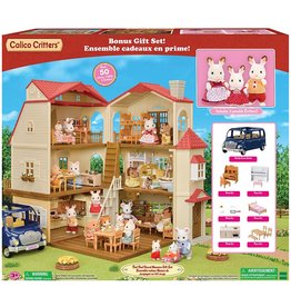 CALICO CRITTERS RED ROOF GRAND MANSION GIFT SET