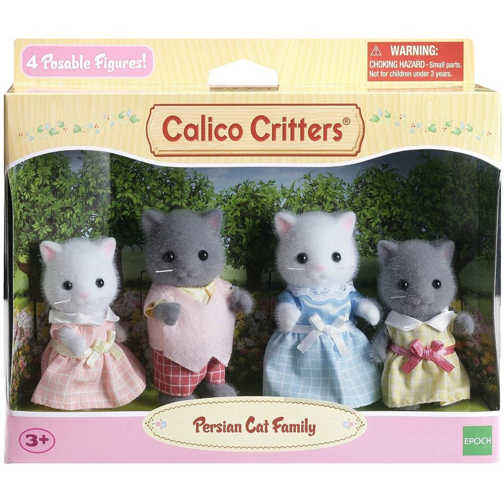 EPOCH EVERLASTING PLAY PERSIAN CAT FAMILY CALICO CRITTERS
