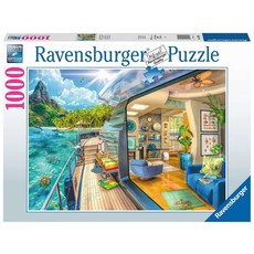 RAVENSBURGER USA TROPICAL ISLAND CHARTER 1000 PIECE PUZZLE