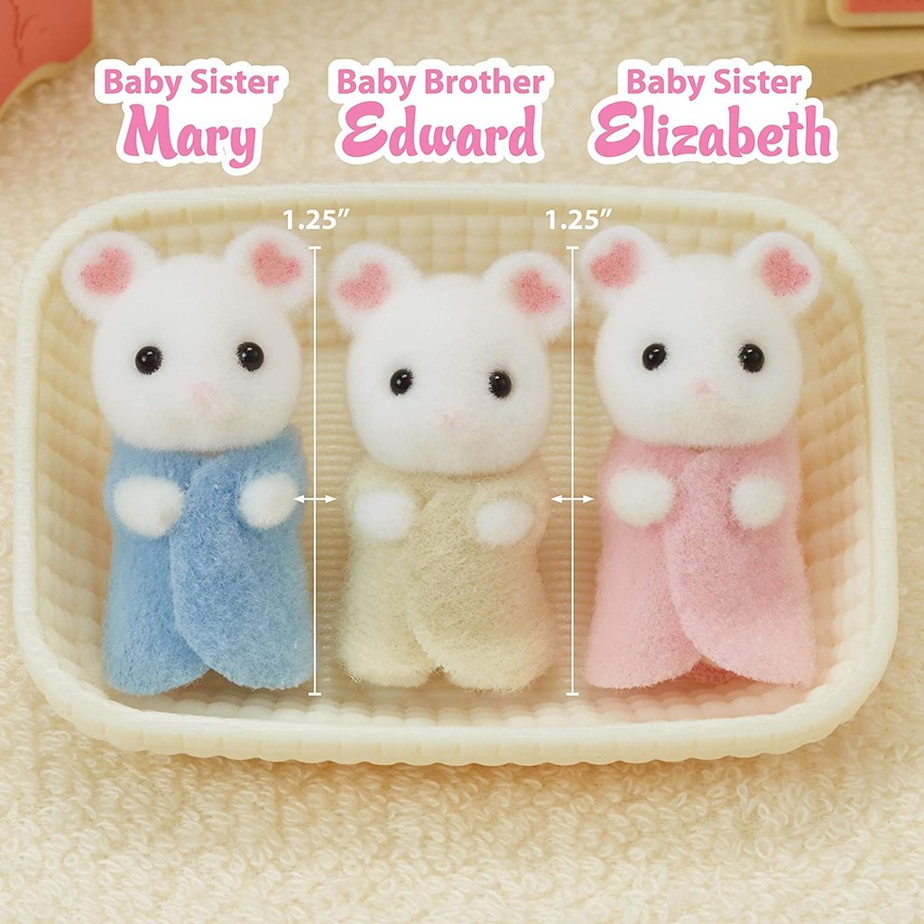 MARSHMALLOW MOUSE TRIPLETS CALICO CRITTERS