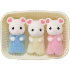 MARSHMALLOW MOUSE TRIPLETS CALICO CRITTERS