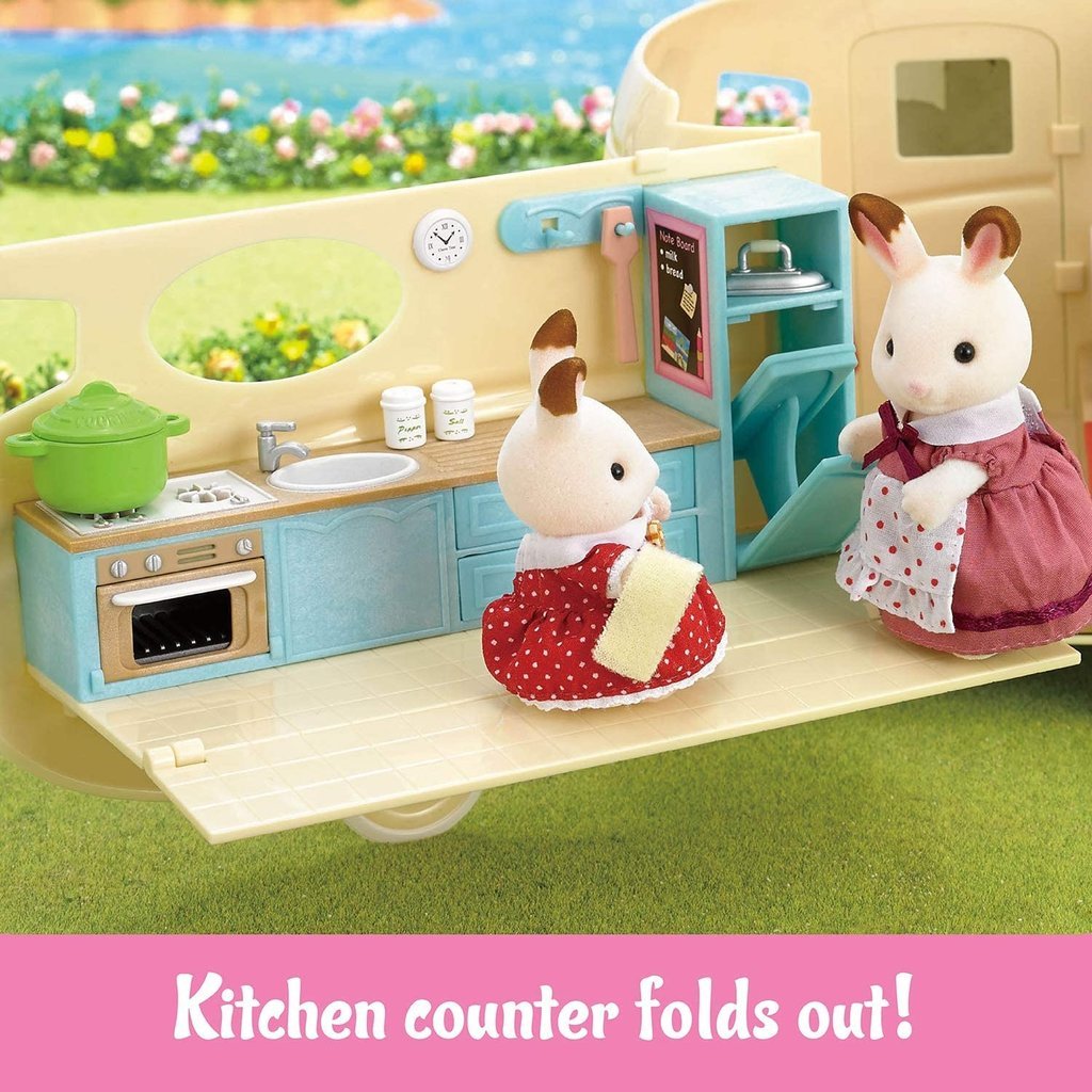 CALICO CRITTERS CARAVAN FAMILY CAMPER CALICO CRITTERS