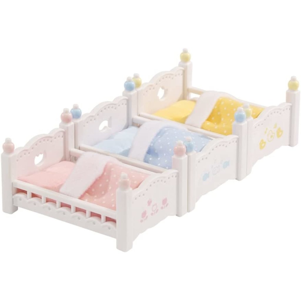EPOCH EVERLASTING PLAY TRIPLE BABY BUNK BEDS CALICO CRITTERS**