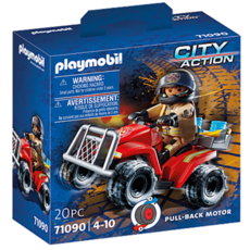 PLAYMOBIL FIRE RESCUE QUAD PLAYMOBIL