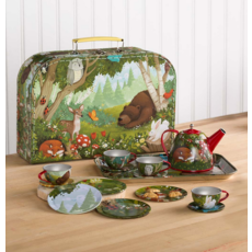 HEARTHSONG / EVERGREEN WOODLAND TIN TEA SET