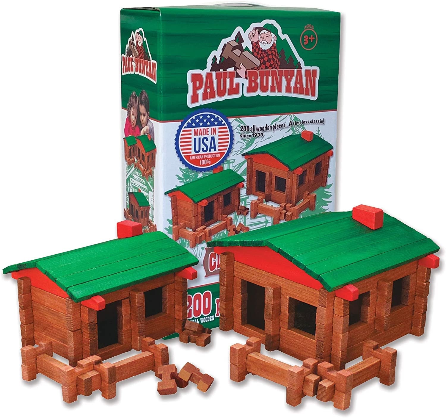 LINCOLN LOGS 200 PIECE