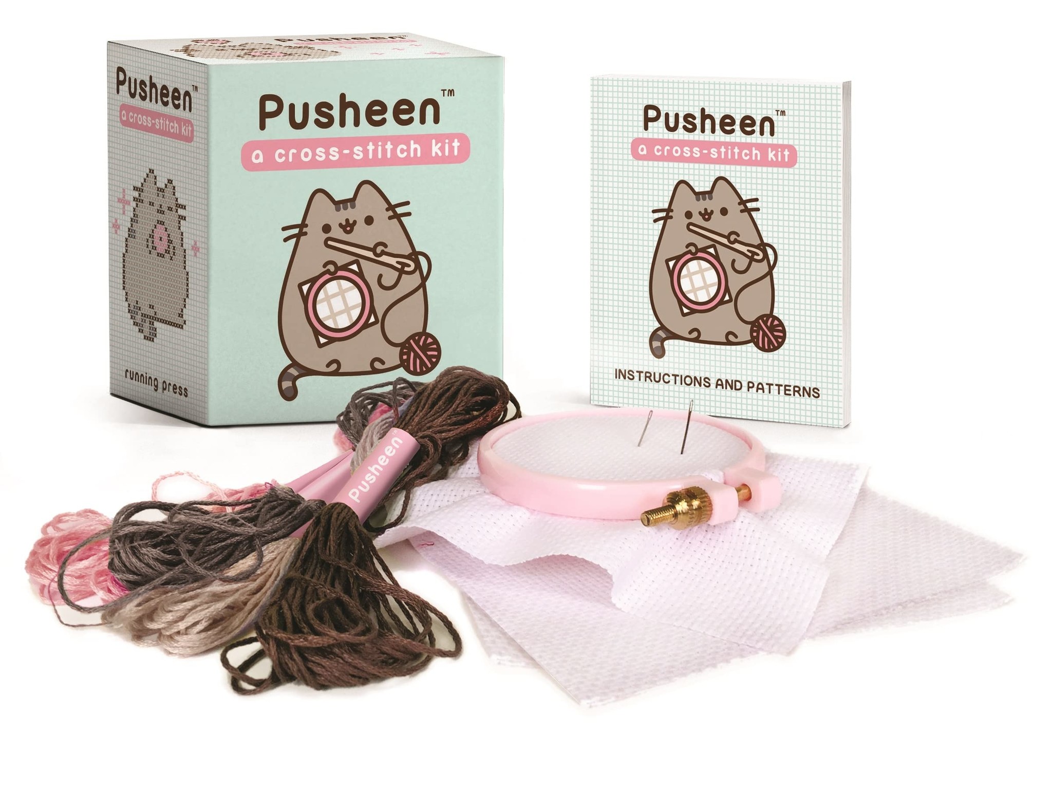 PUSHEEN CROSS-STITCH MINI-KIT