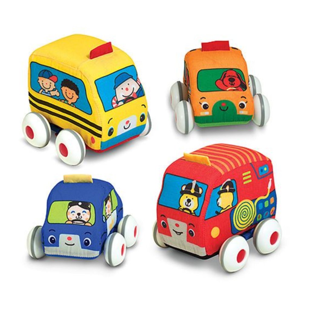 MELISSA AND DOUG PULL BACK TOWN VEHICLES