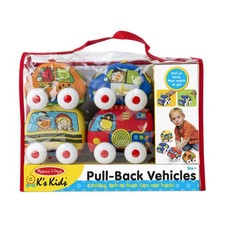 MELISSA AND DOUG PULL BACK TOWN VEHICLES