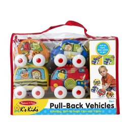 MELISSA AND DOUG PULL BACK TOWN VEHICLES