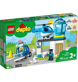 LEGO POLICE STATION & HELICOPTER