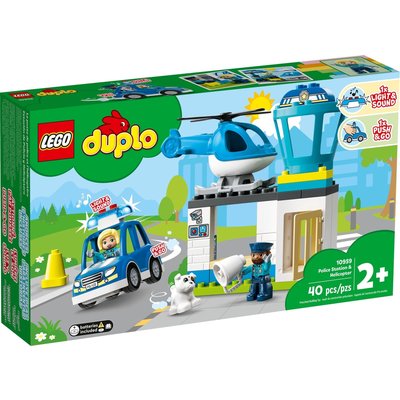 LEGO POLICE STATION & HELICOPTER