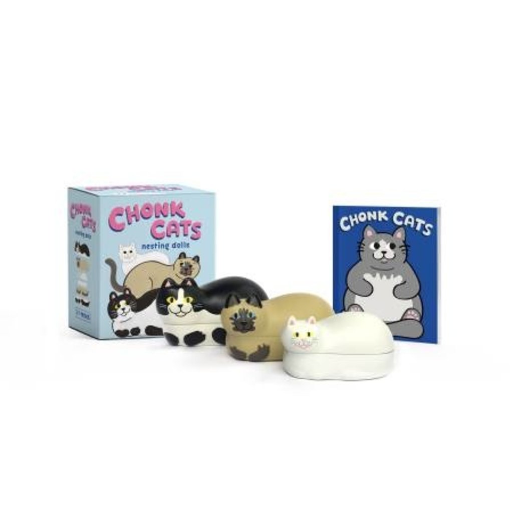 RUNNING PRESS MINIATURE CHONK CATS NESTING DOLLS MINI-KIT