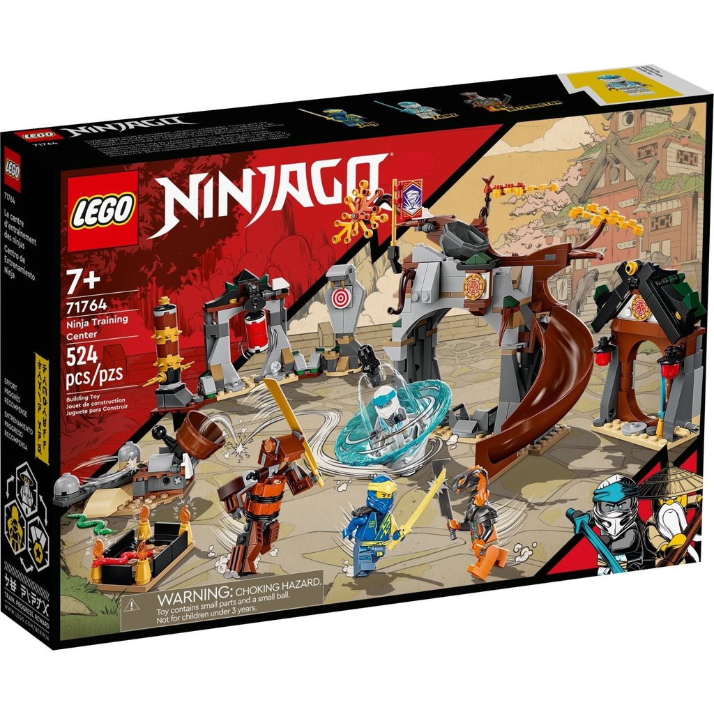 LEGO NINJAGO Ninja Dojo Temple Masters of Spinjitzu Set 71767, Ninja Toy  Building Kit with 2 Minifigures and Toy Snake Figure, Collectible Mission  Banner Series, Pretend Play Ninja Set for Kids 