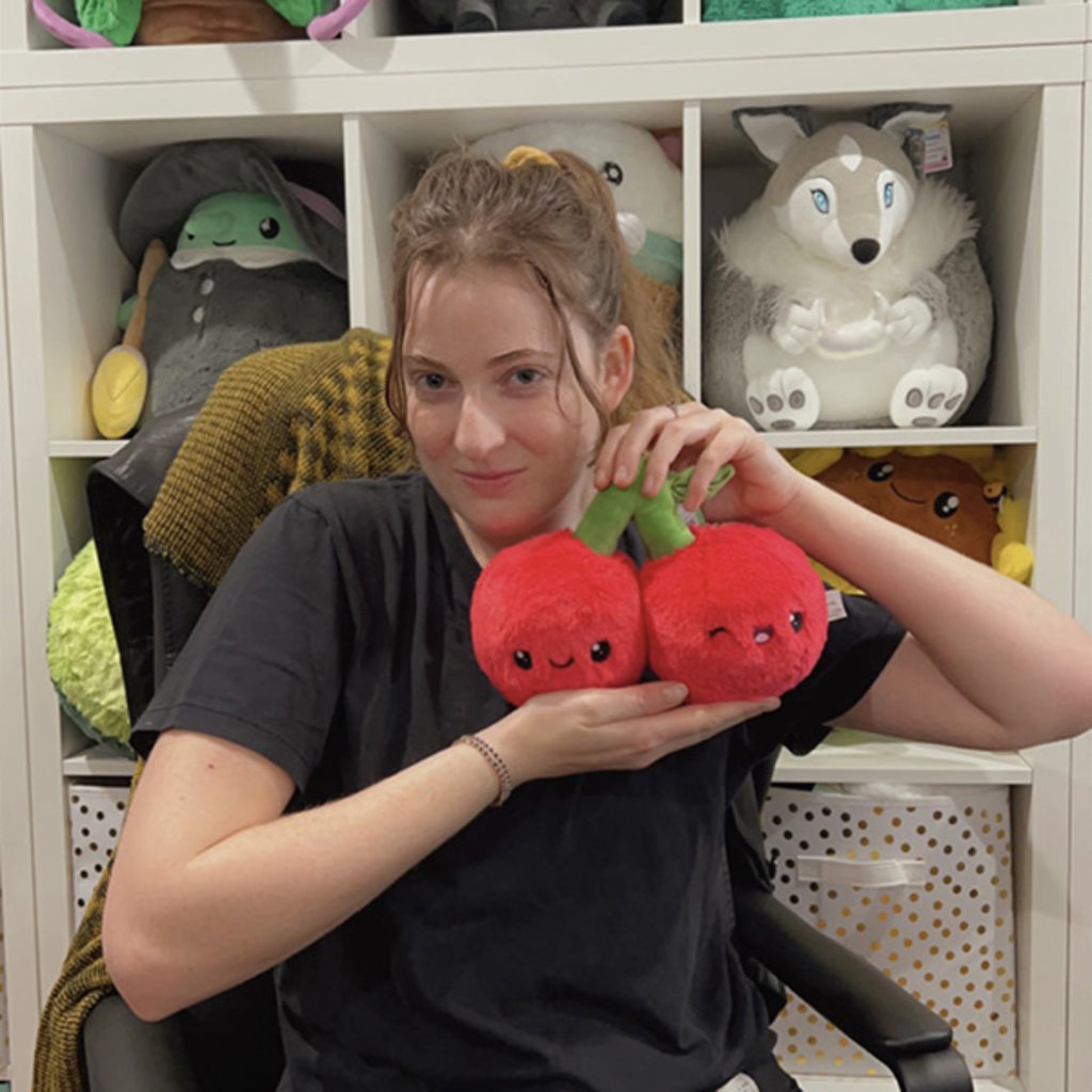 SQUISHABLE SNACKERS CHERRIES SQUISHABLE*