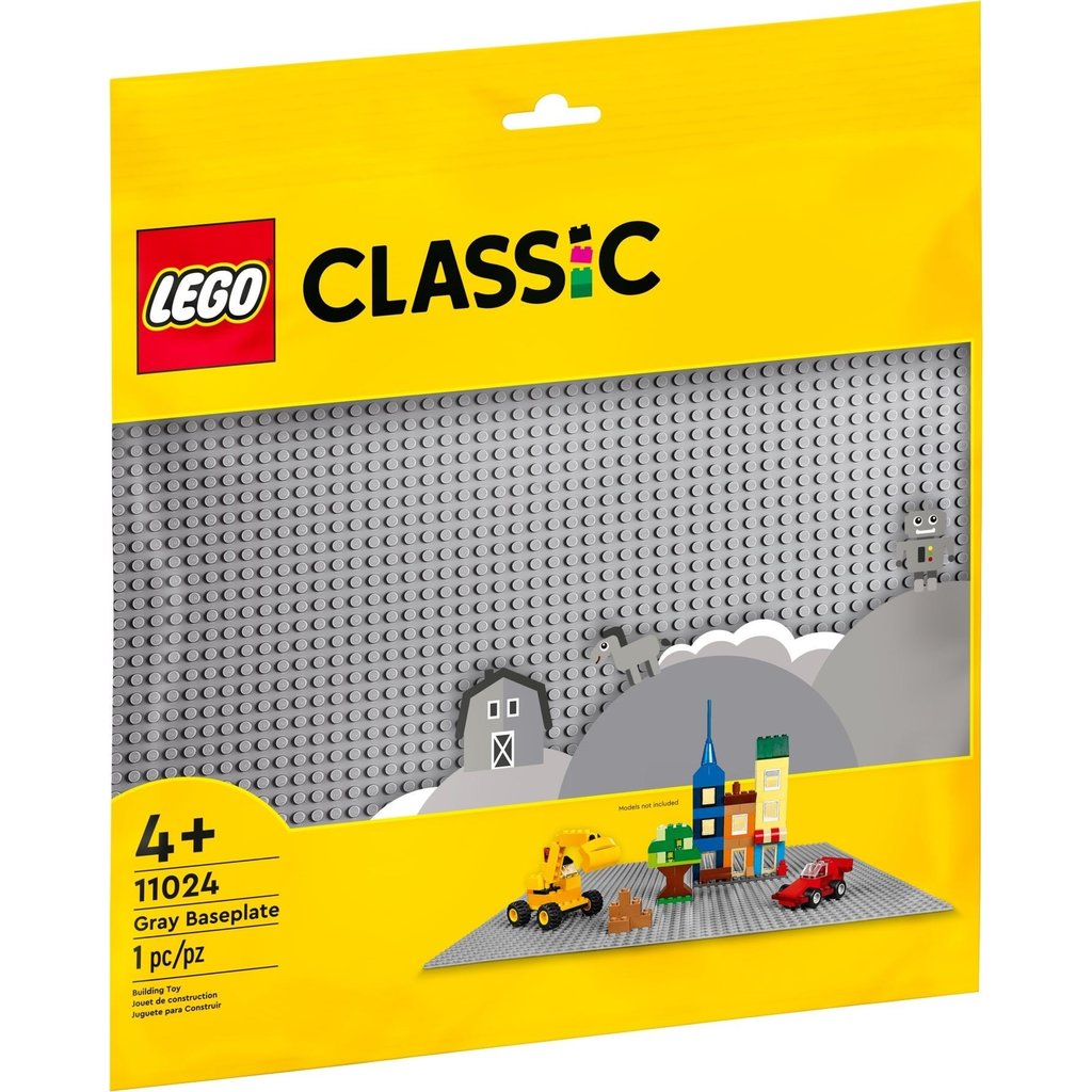 LEGO GRAY BASEPLATE NEW