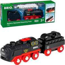 BRIO BATTERY OPERATED STEAMING TRAIN