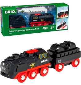 BRIO BRIO BATTERY OPERATED STEAMING TRAIN