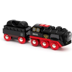 BRIO BATTERY OPERATED STEAMING TRAIN