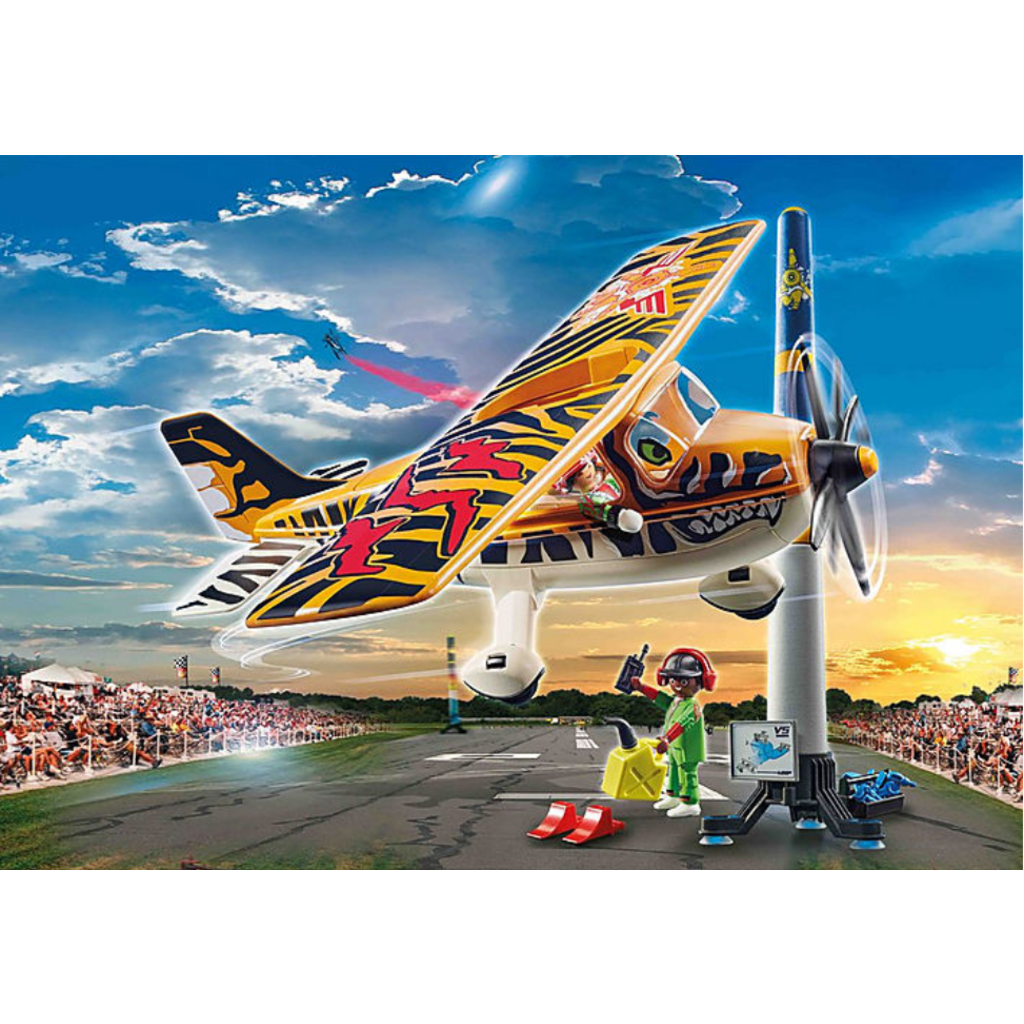 PLAYMOBIL AIR STUNT SHOW TIGER PROPELLER PLANE