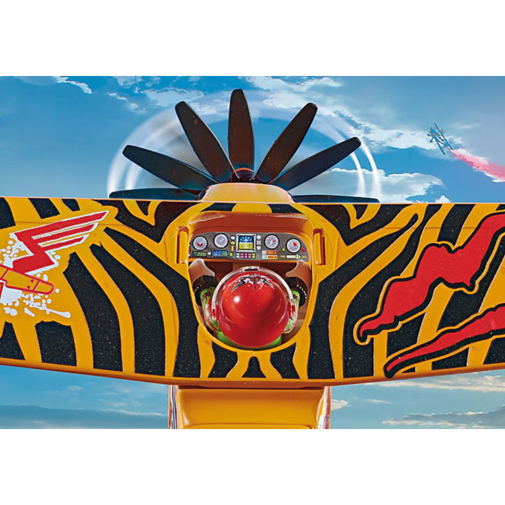 PLAYMOBIL AIR STUNT SHOW TIGER PROPELLER PLANE