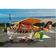 PLAYMOBIL AIR STUNT SHOW TIGER PROPELLER PLANE