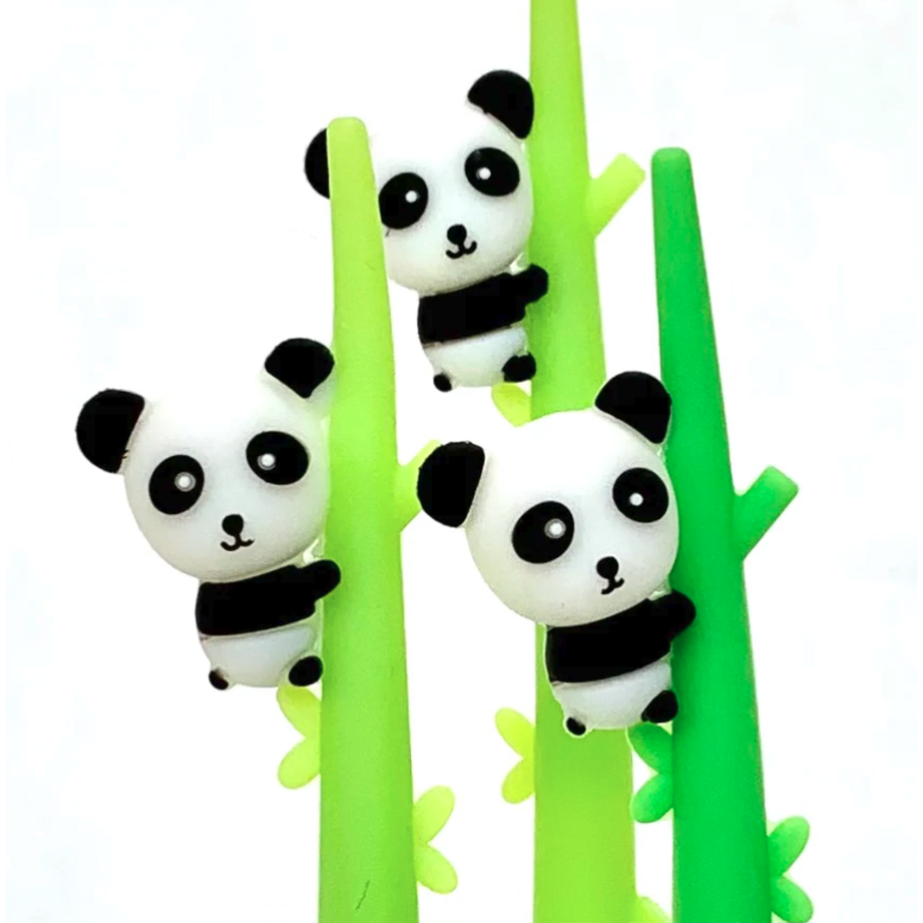 BC USA FINELINE GEL PEN PANDA ON BAMBOO