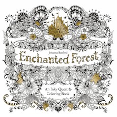 CHRONICLE PUBLISHING ENCHANTED FOREST COLORING BOOK PB BASFORD